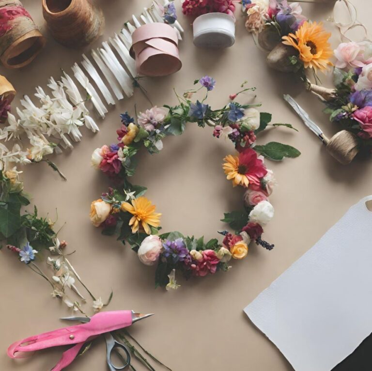 Flower Crown Making 2, Team Bonding Activity, Teambuildingireland (3)