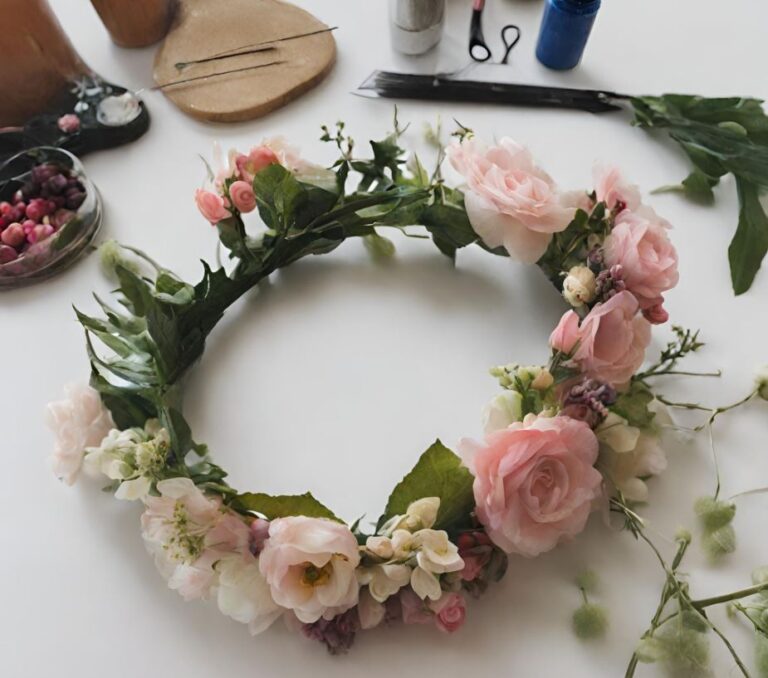 Flower Crown Making 2, Team Bonding Activity, Teambuildingireland (4)